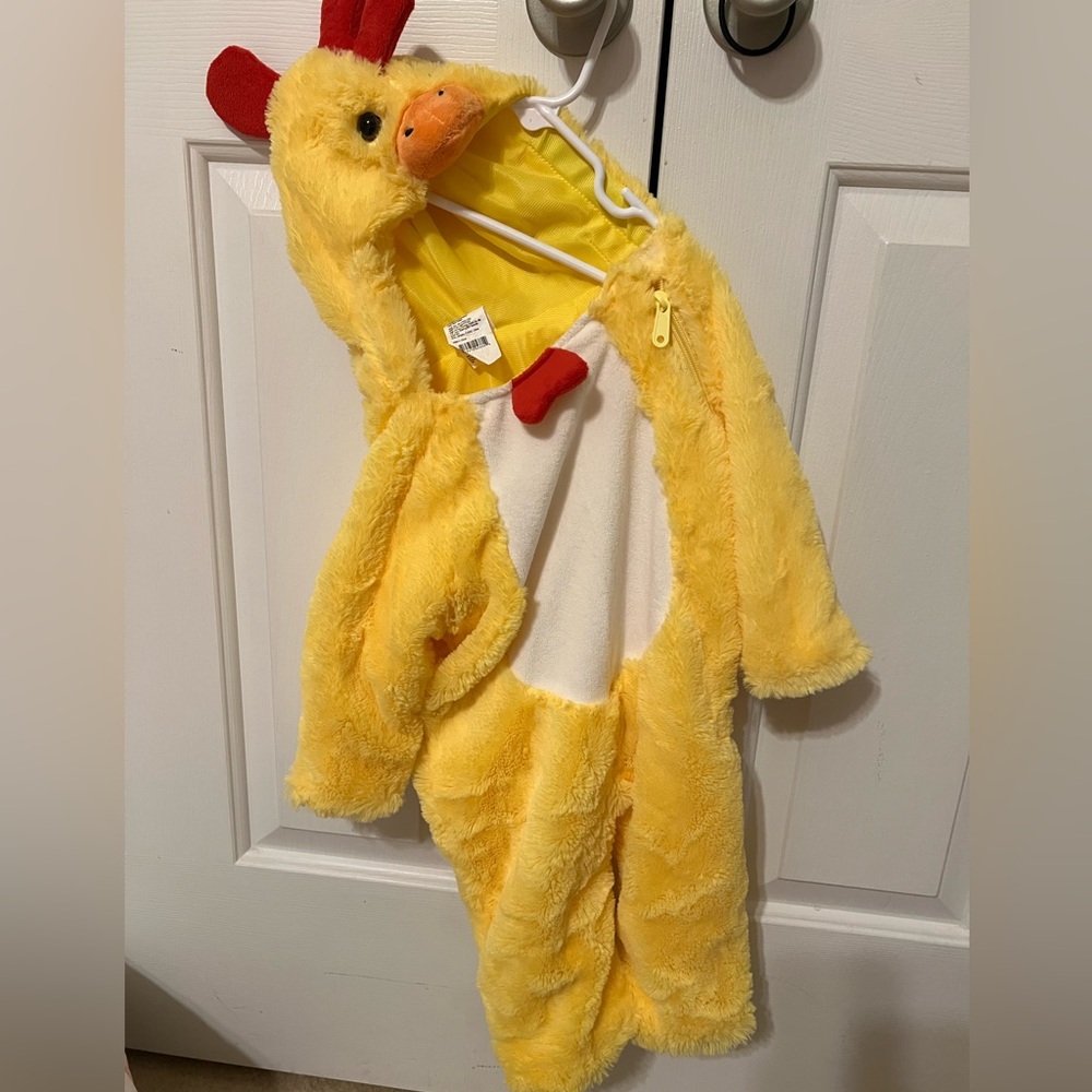 Baby chicken costume onesie